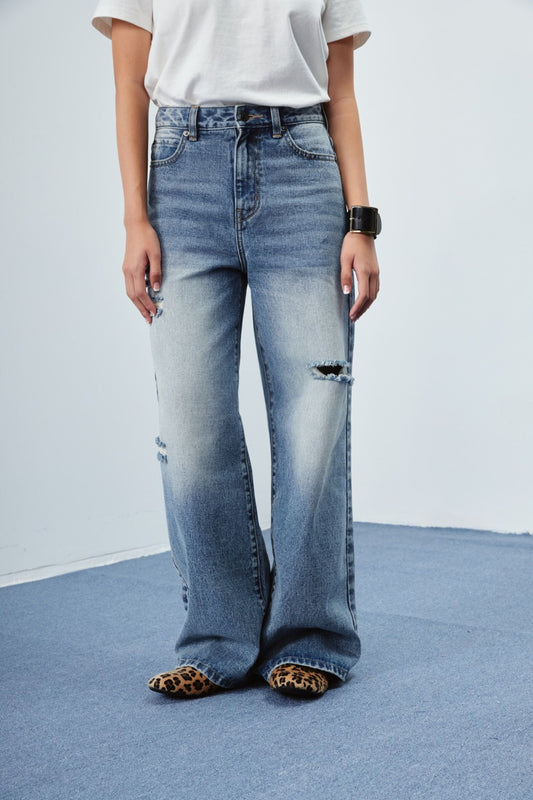 Libe Light Blue Ripped Jeans (Pre-order)