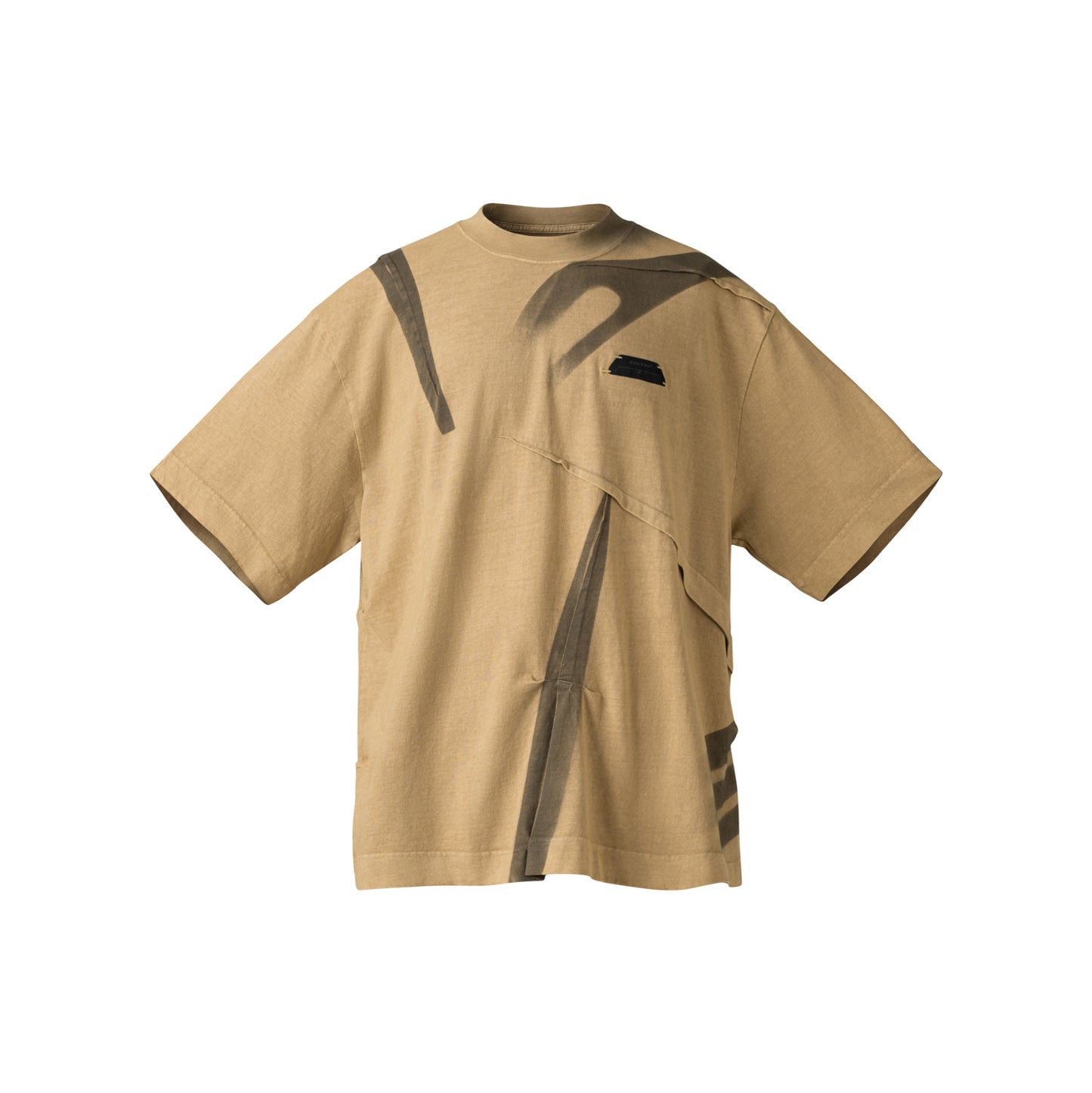 The Beuter Light Brown Wrinkled T-Shirt