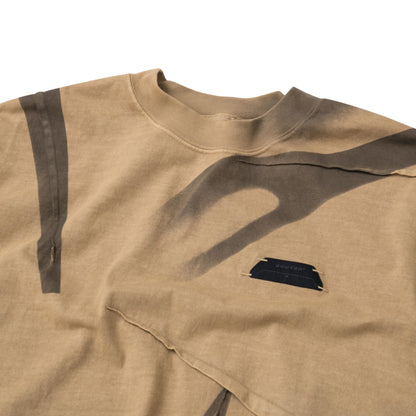 The Beuter Light Brown Wrinkled T-Shirt