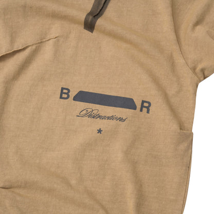 The Beuter Light Brown Wrinkled T-Shirt
