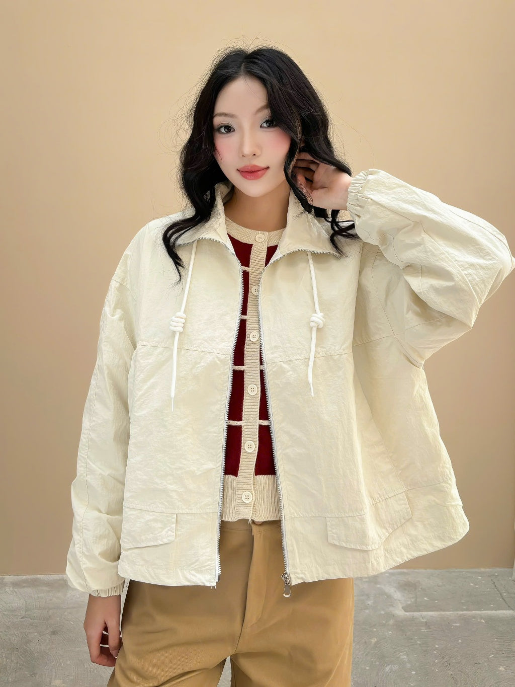 Mieufashionista Lilla Long Sleeve Jacket