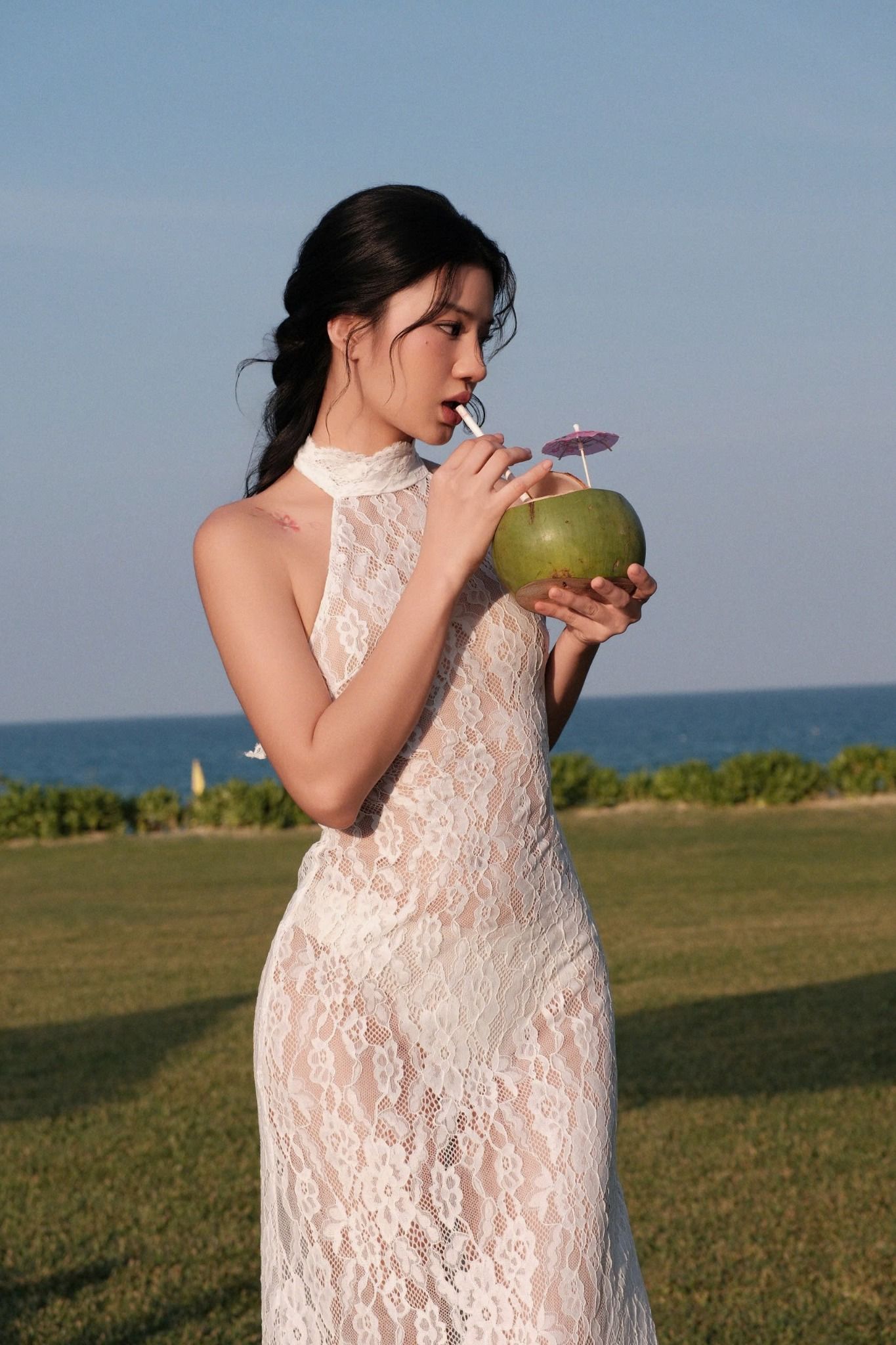 Iamcoco Linda Dress In White