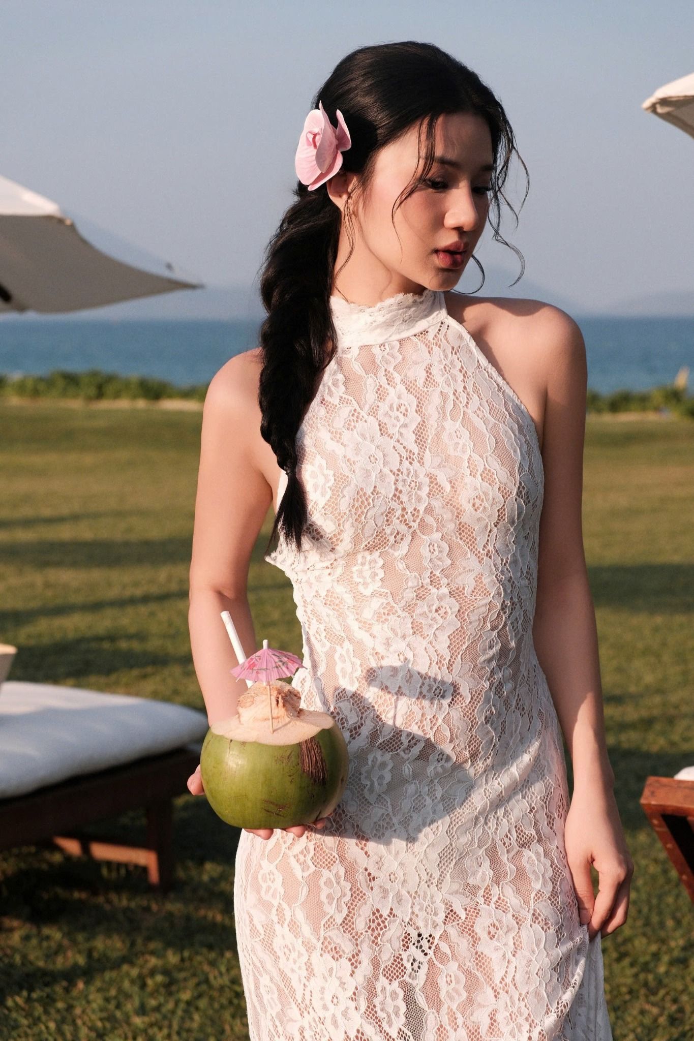 Iamcoco Linda Dress In White