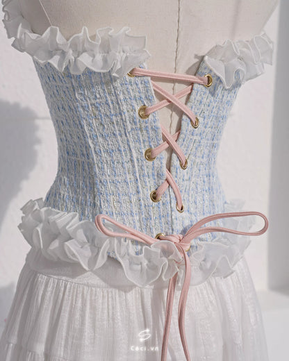 Ceci Lita Tweed Corset