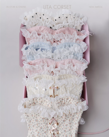Ceci Lita Tweed Corset