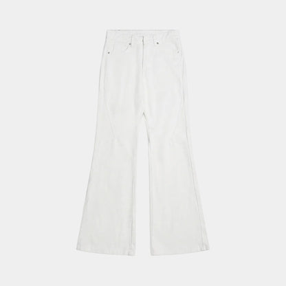 WHOSE White Flared Jeans Wash Ver 1