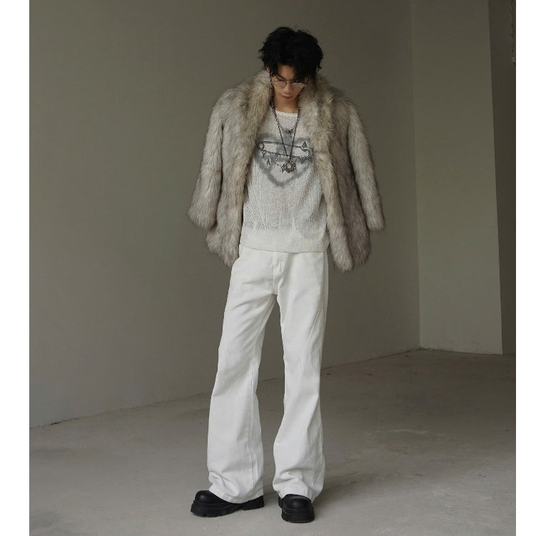 WHOSE White Flared Jeans Wash Ver 1