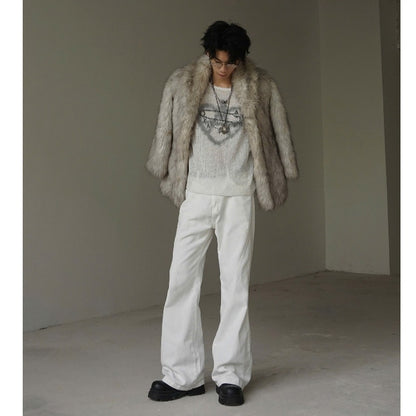 WHOSE White Flared Jeans Wash Ver 1