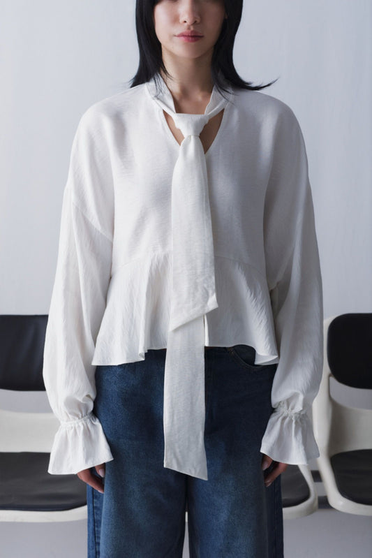 Libe Long Sleeve V-Neck Top (Pre-order)