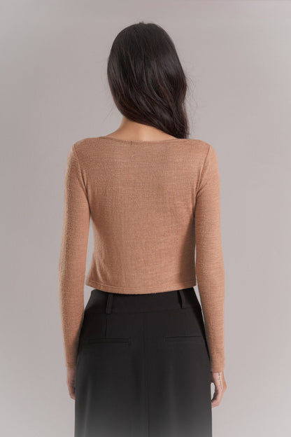 Libe Long Sleeves Buttoned Top (Pre-order)