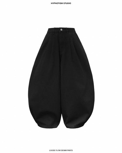 Hypnotism Loose Flow Denim Pants