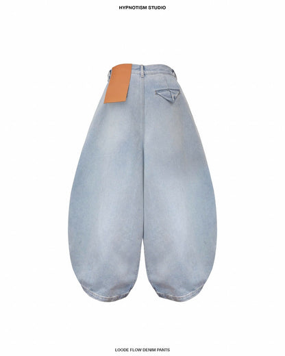 Hypnotism Loose Flow Denim Pants