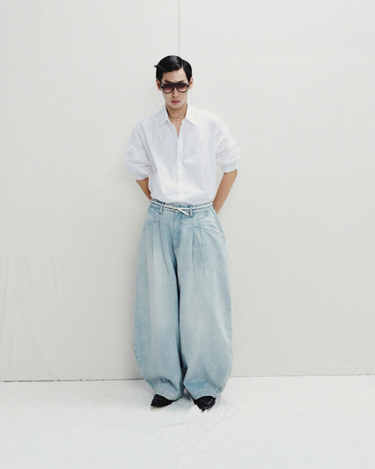 Hypnotism Loose Flow Denim Pants