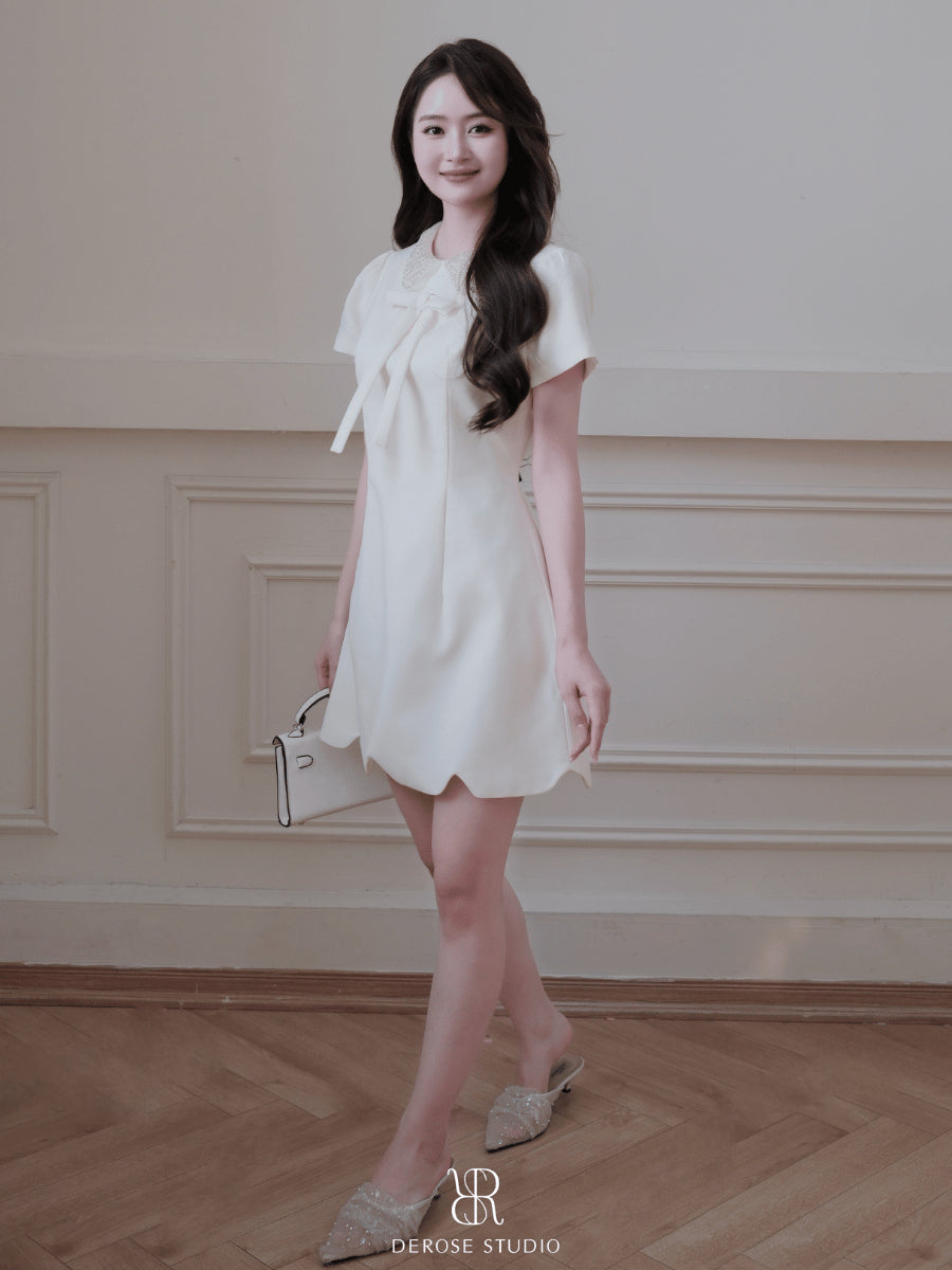 Derose Lucia Bow Dress (Pre-order)