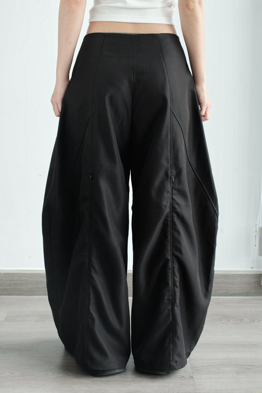 Bunny Hill Ludovic Pants (Black) (Pre-order) - Em Clothing