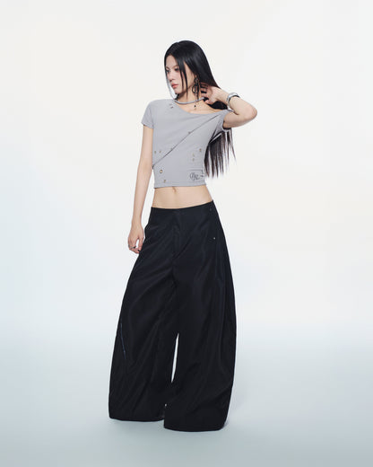 Bunny Hill Ludovic Pants (Black) (Pre-order) - Em Clothing