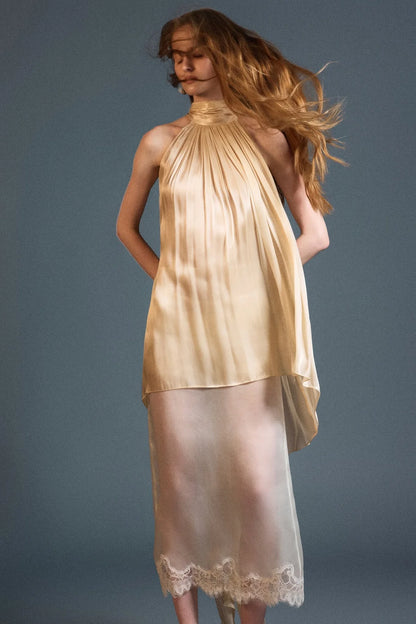 Huong Boutique Lumière Silk Top