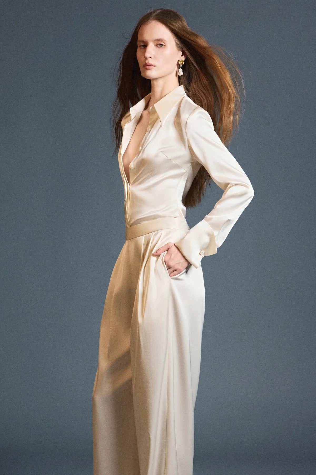 Huong Boutique Lush Silk Shirt