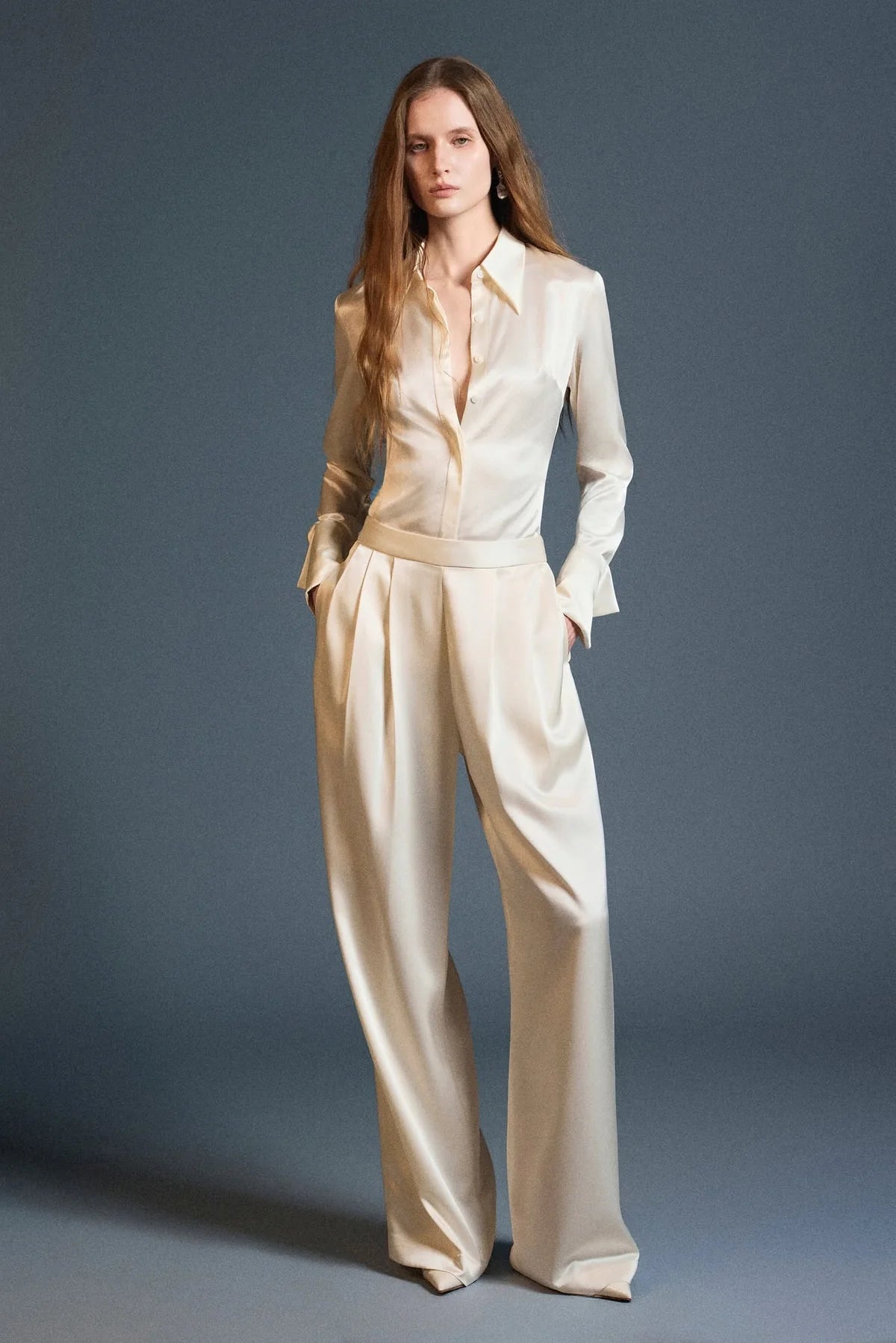 Huong Boutique Lush Silk Trousers