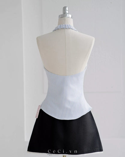 Ceci Maisie Top - Bluebell Sky