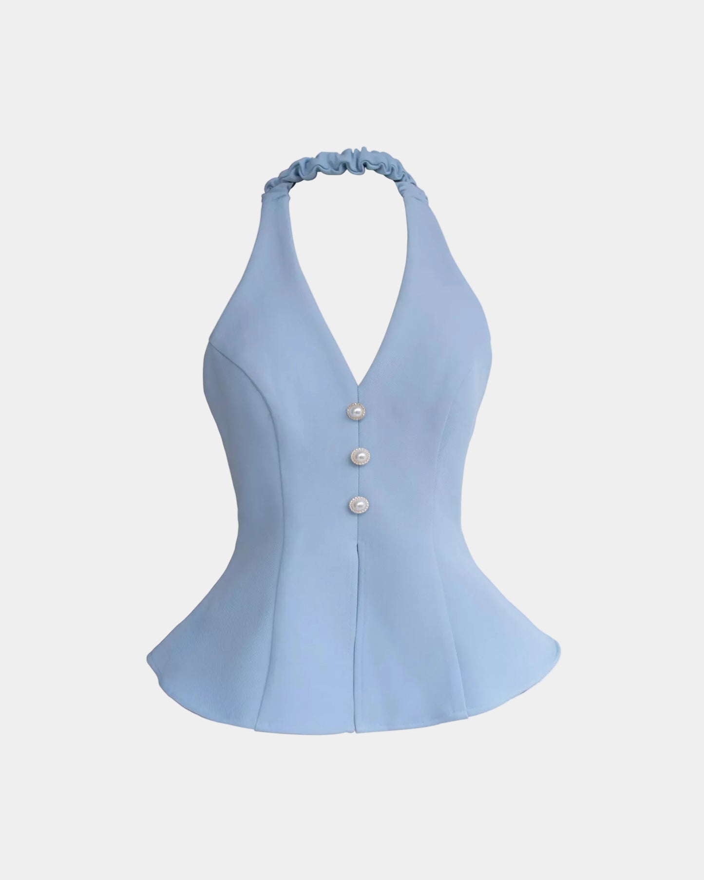 Ceci Maisie Top - Denim Blue