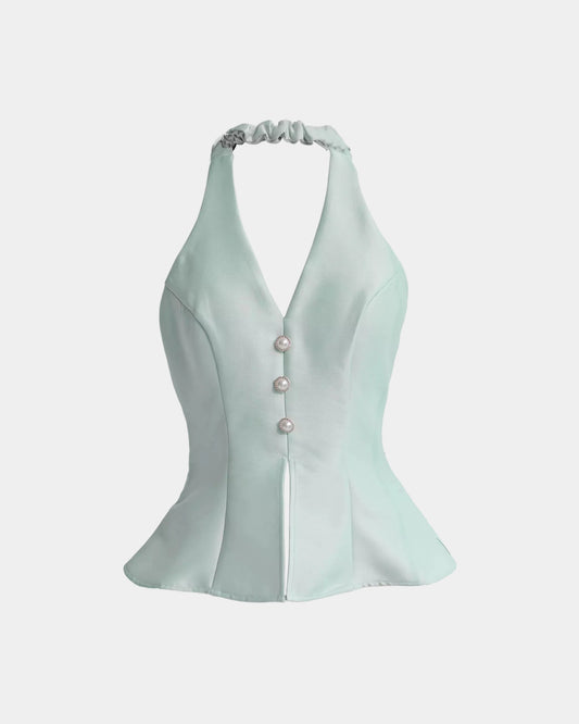 Ceci Maisie Top - Mint Glow