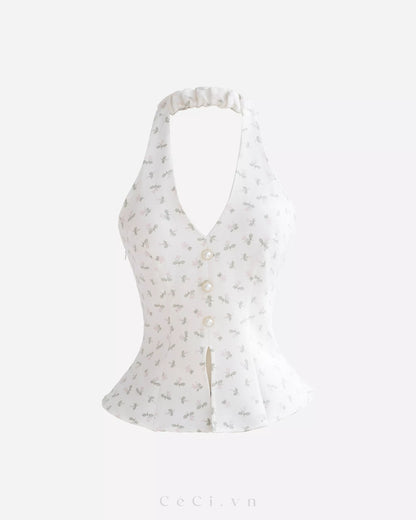 Ceci Maisie Top - Pearl Fleur