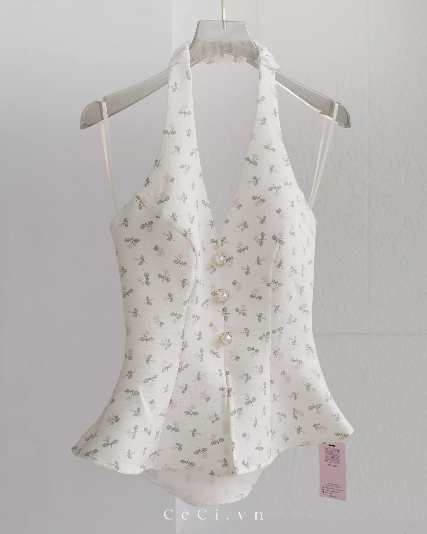 Ceci Maisie Top - Pearl Fleur