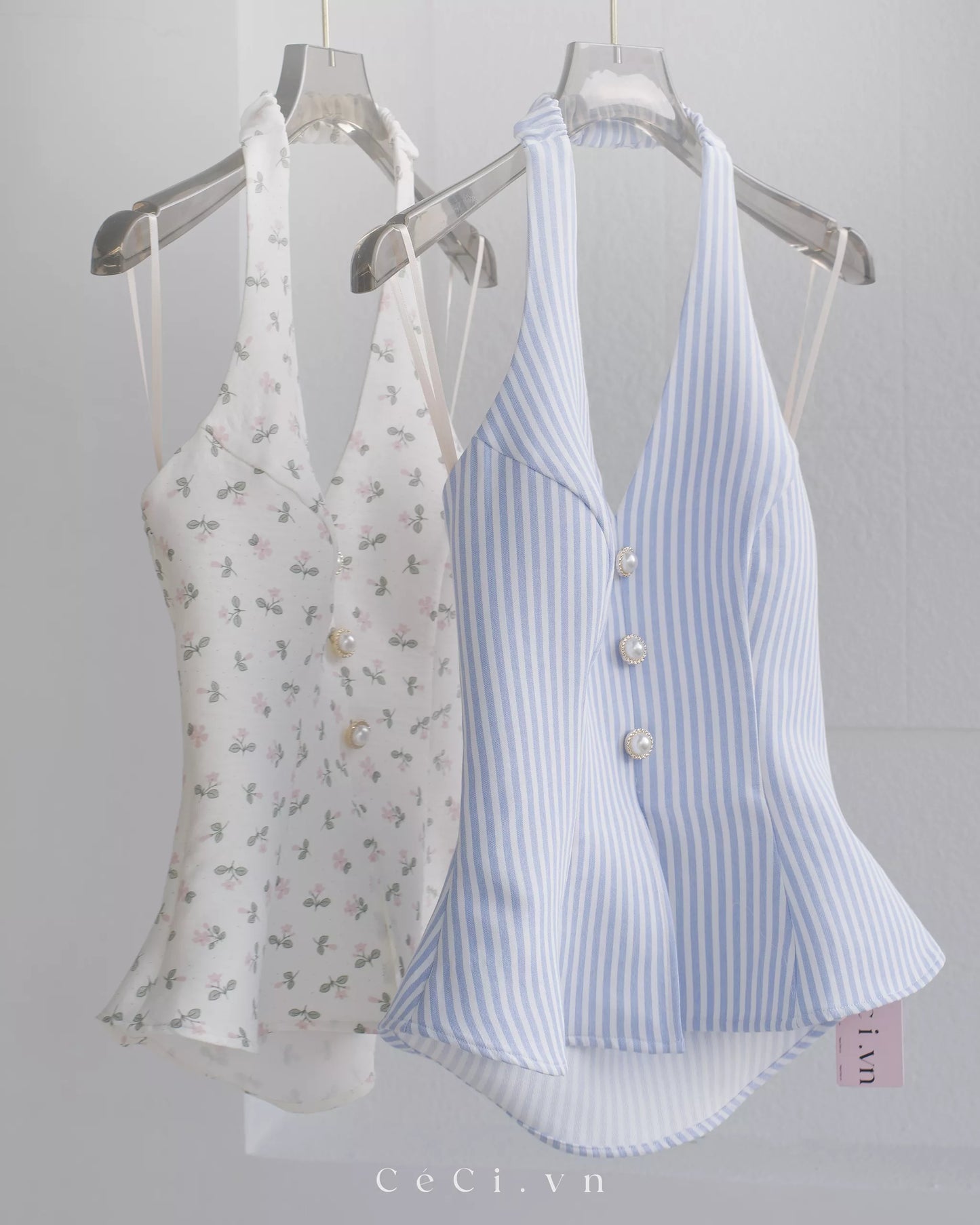 Ceci Maisie Top - Pearl Fleur