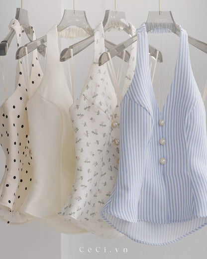 Ceci Maisie Top - Pearl Fleur