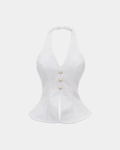 Ceci Maisie Top - Pearl Veil