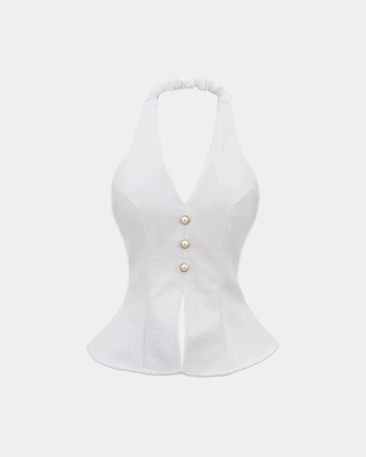 Ceci Maisie Top - Pearl Veil