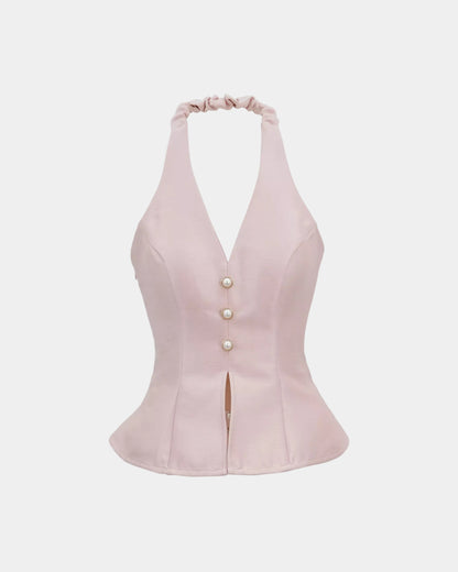 Ceci Maisie Top - Pink Shimmer