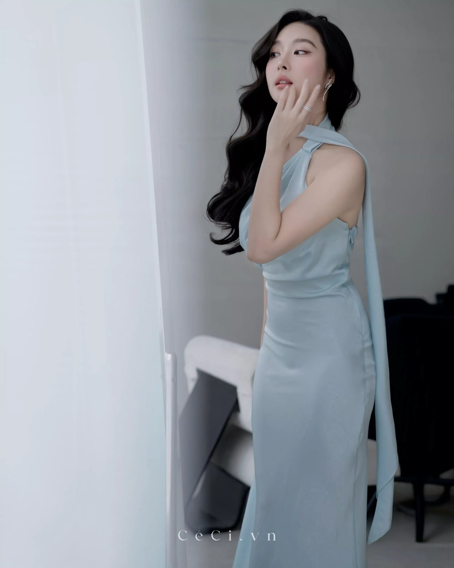 Ceci Maliyah Dress - Jade Frost
