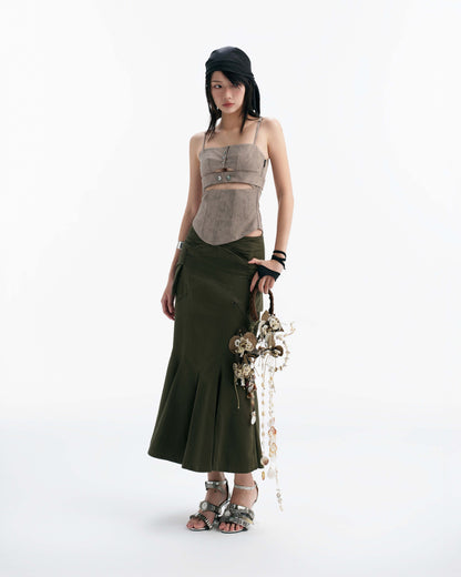 Bunny Hill Miramon Flared Skirt (Pre-order) - Em Clothing