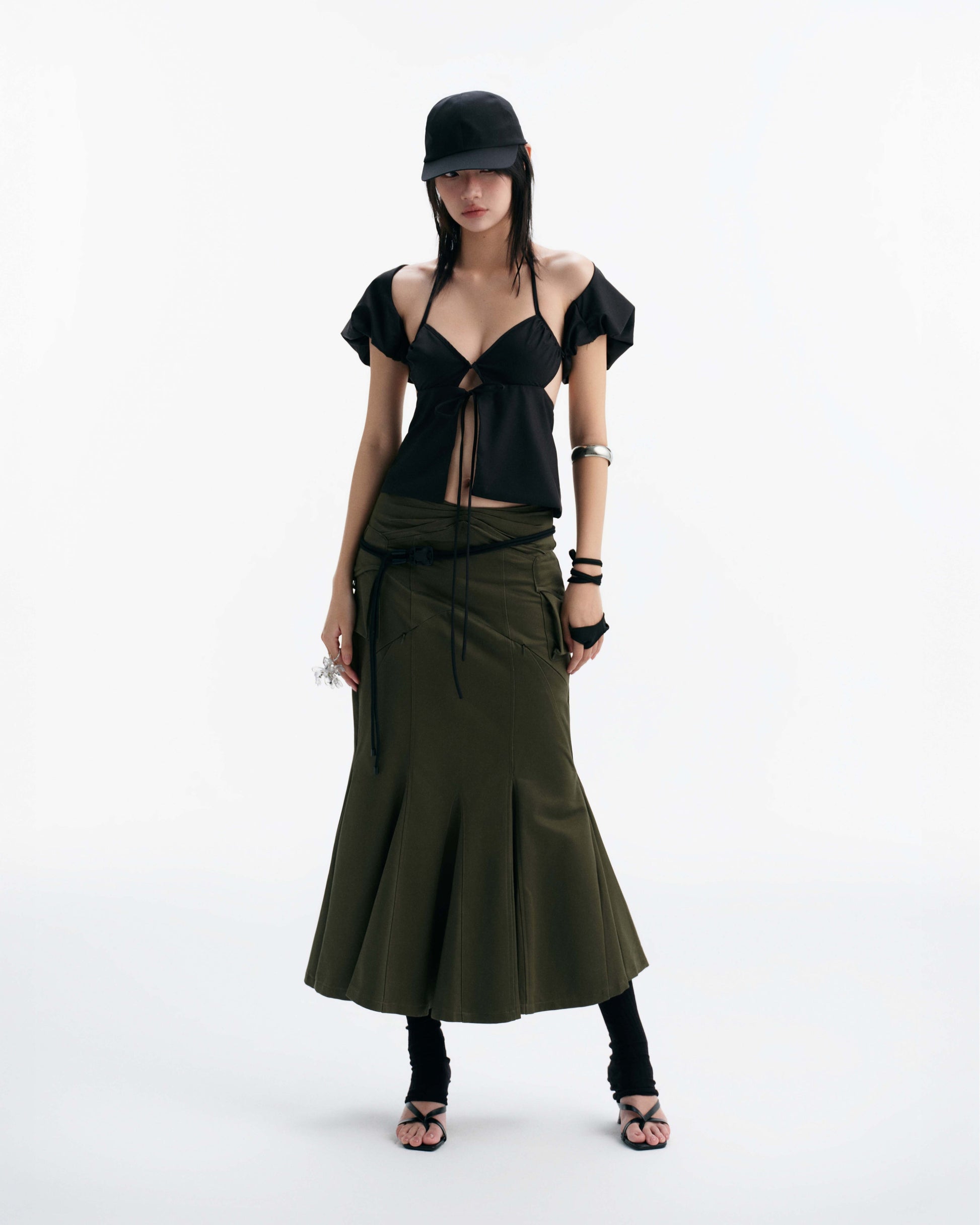 Bunny Hill Miramon Flared Skirt (Pre-order) - Em Clothing