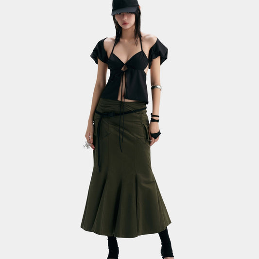 Bunny Hill Miramon Flared Skirt (Pre-order) - Em Clothing