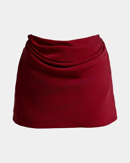 Ceci Mona Skirt - Burgundy Noir