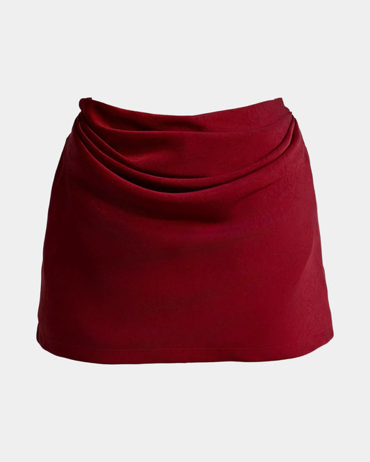 Ceci Mona Skirt - Burgundy Noir