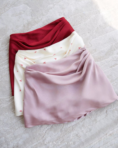 Ceci Mona Skirt - Burgundy Noir