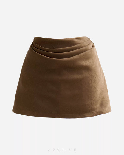Ceci Mona Skirt - Mocha Allure