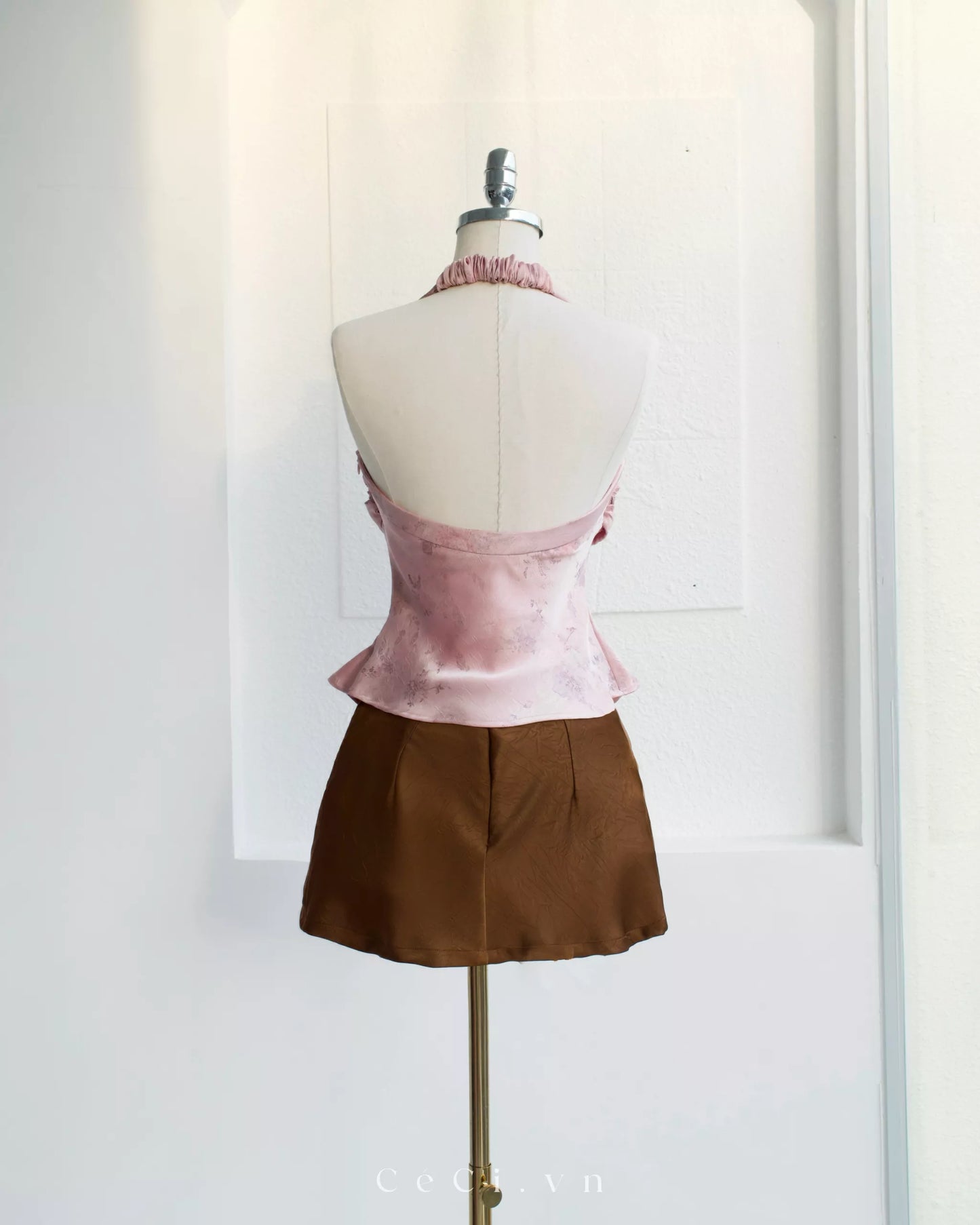 Ceci Mona Skirt - Mocha Allure