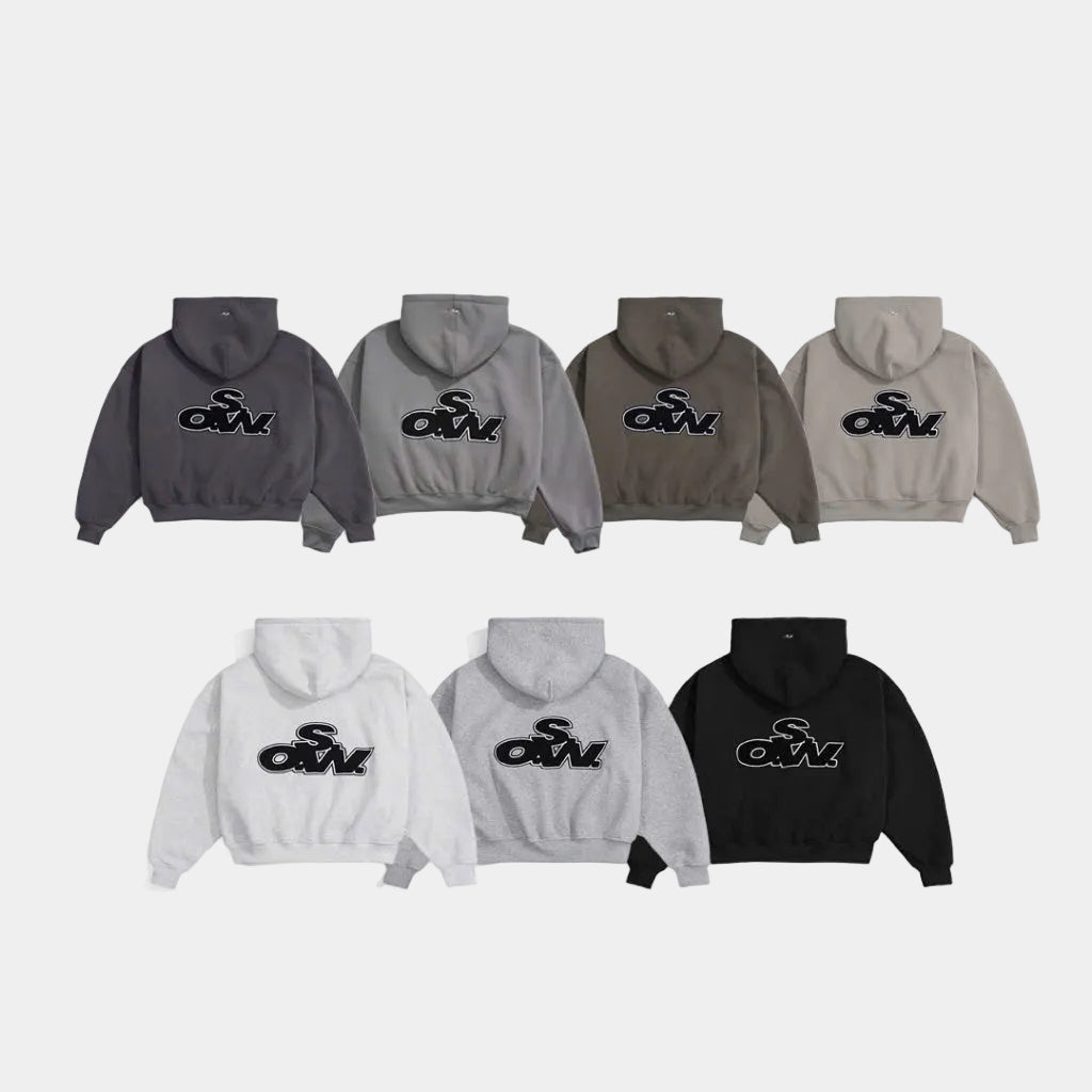 WHOSE Muffin Zip-Up Hoodie (With Inner Pocket)