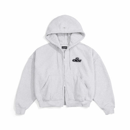 WHOSE Muffin Zip-Up Hoodie (With Inner Pocket)
