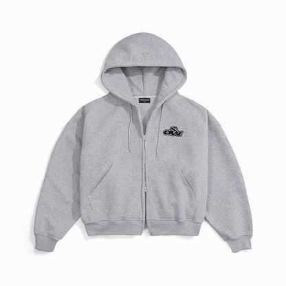 WHOSE Muffin Zip-Up Hoodie (With Inner Pocket)