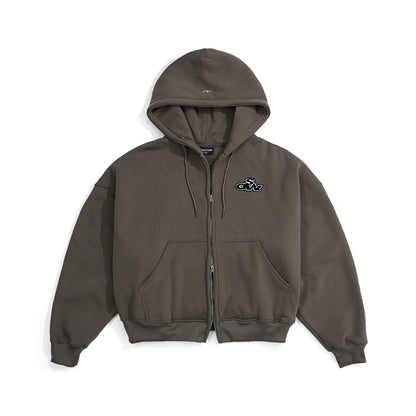 WHOSE Muffin Zip-Up Hoodie (With Inner Pocket)