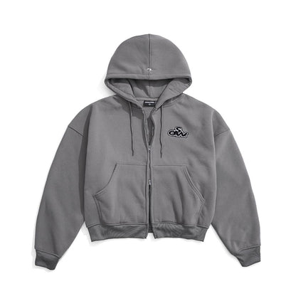 WHOSE Muffin Zip-Up Hoodie (With Inner Pocket)