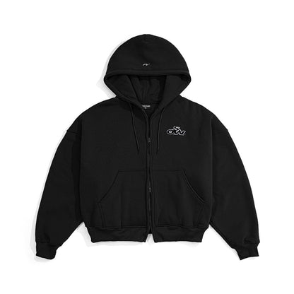 WHOSE Muffin Zip-Up Hoodie (With Inner Pocket) (Pre-order)