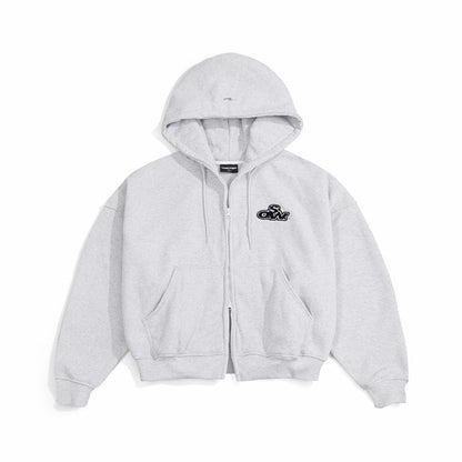 WHOSE Muffin Zip-Up Hoodie (With Inner Pocket) (Pre-order)