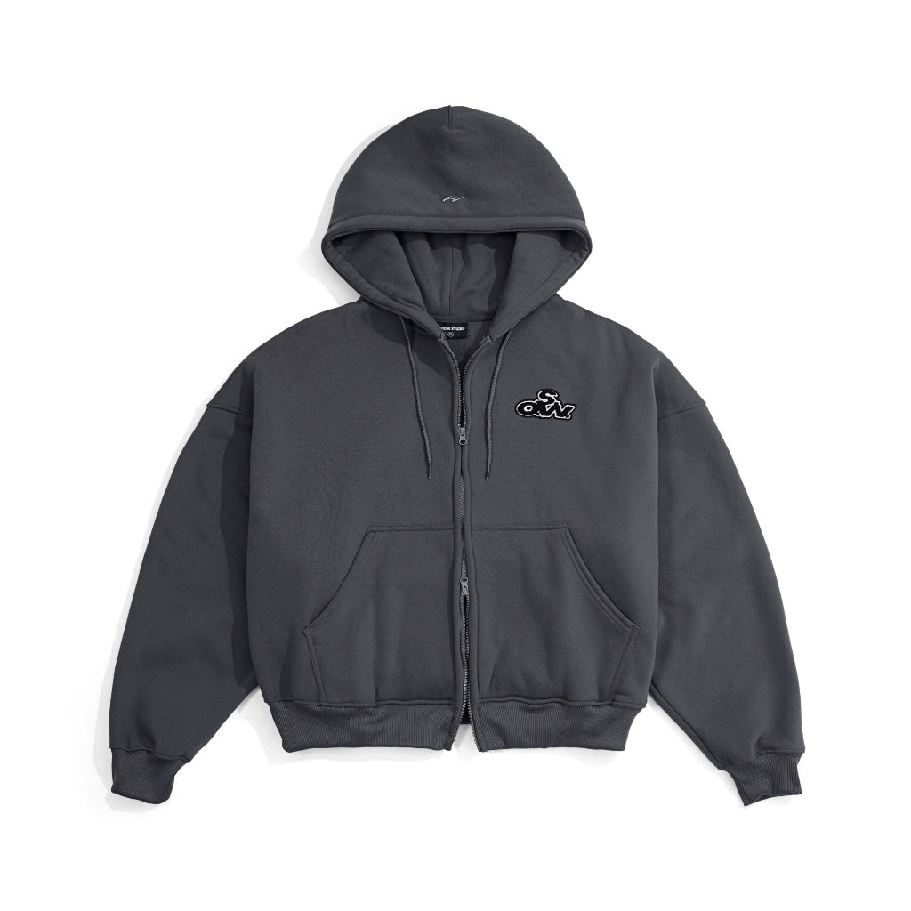 WHOSE Muffin Zip-Up Hoodie (With Inner Pocket) (Pre-order)